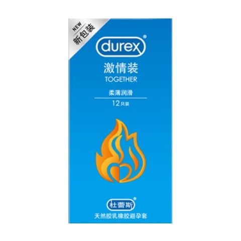 Bao cao su Durex Together - Mềm mại và mịn màng - Hộp 12 cái