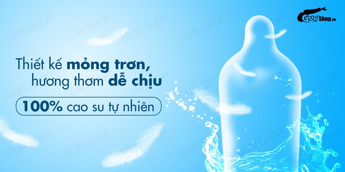 Bao cao su Mingliu Double Lubricating nhiều gel bôi trơn hộp 10 cái siêu mượt an toàn