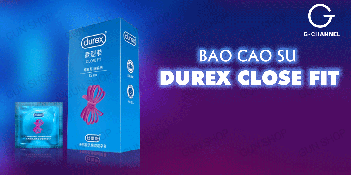 Bỏ sỉ Bao cao su Durex Close Fit - Ôm khít 49mm - Hộp 12 cái  có tốt không?