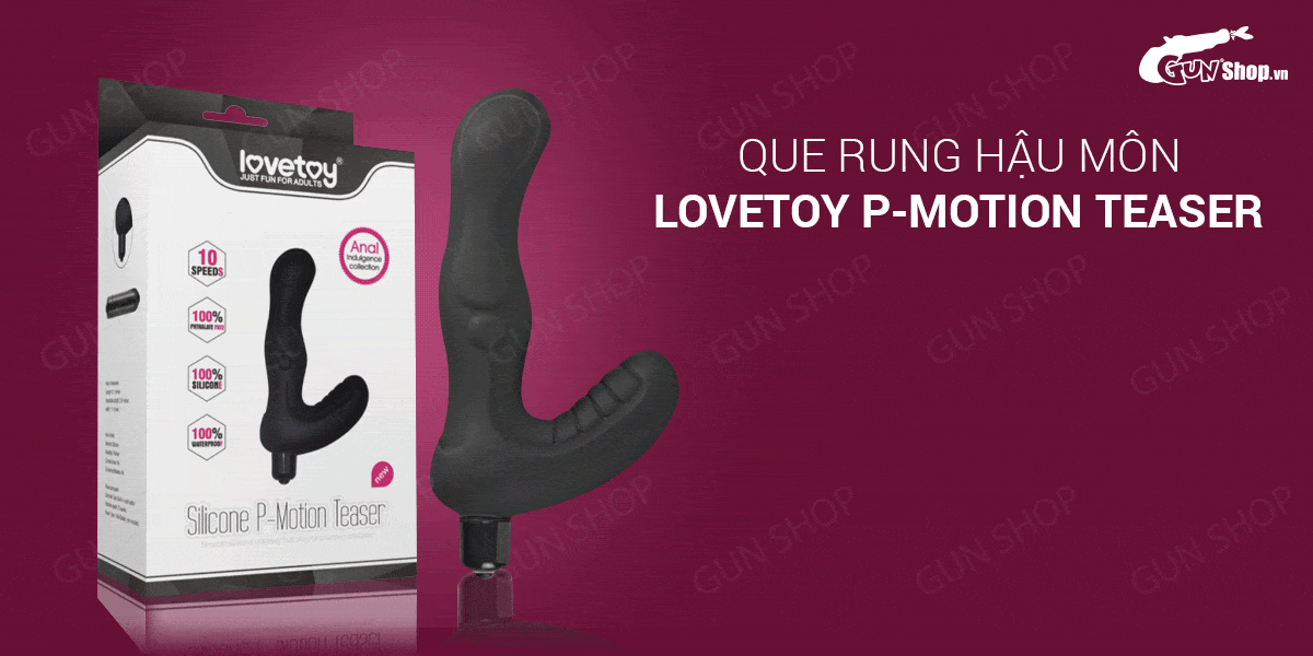 Que Rung Hậu Môn 10 Chế Độ Rung Pin Siêu Đỉnh Lovetoy