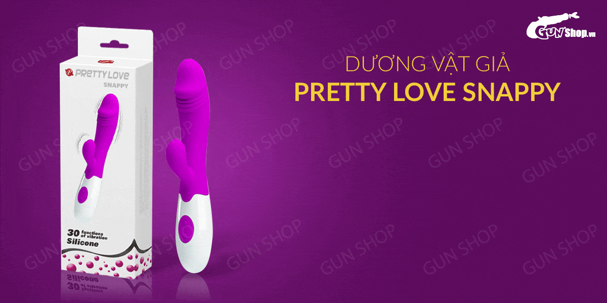 Dương vật giả Pretty Love Snappy 30 chế độ rung siêu kích thích