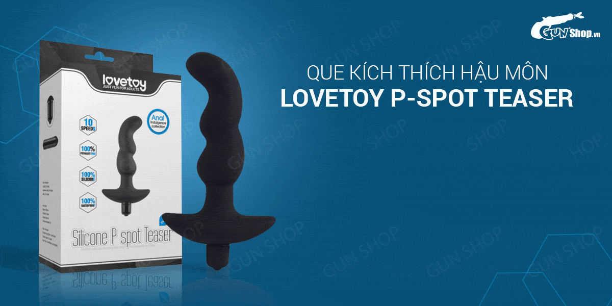 Que rung hậu môn 10 chế độ rung pin dễ chơi kích thích mạnh Lovetoy