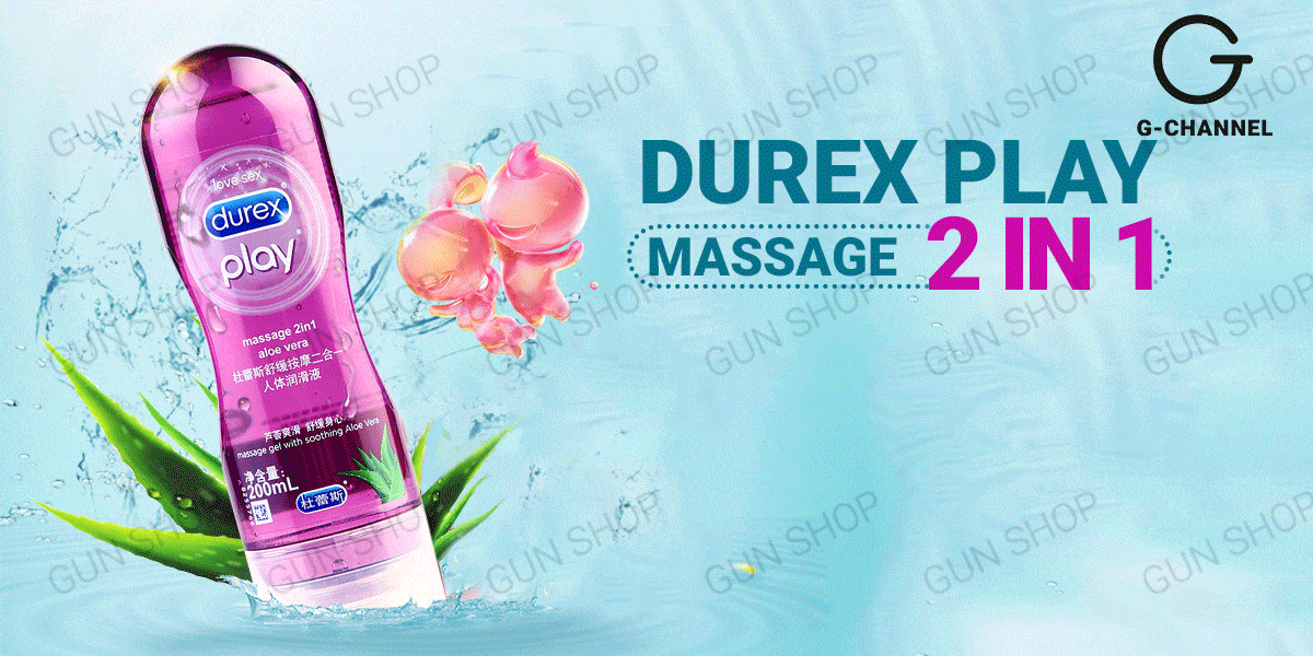 Gel bôi trơn massage Durex Play 2in1 dịu nhẹ an toàn 200ml