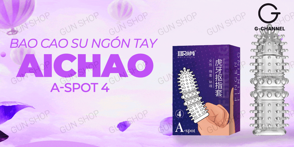 Giá sỉ Bao cao su ngón tay Aichao A-spot 4 - Gai nổi lớn - Hộp 1 cái  có tốt không?