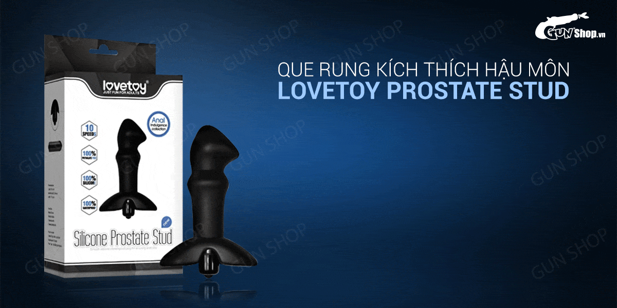 Que rung hậu môn Lovetoy 10 chế độ pin cao cấp kích thích mạnh