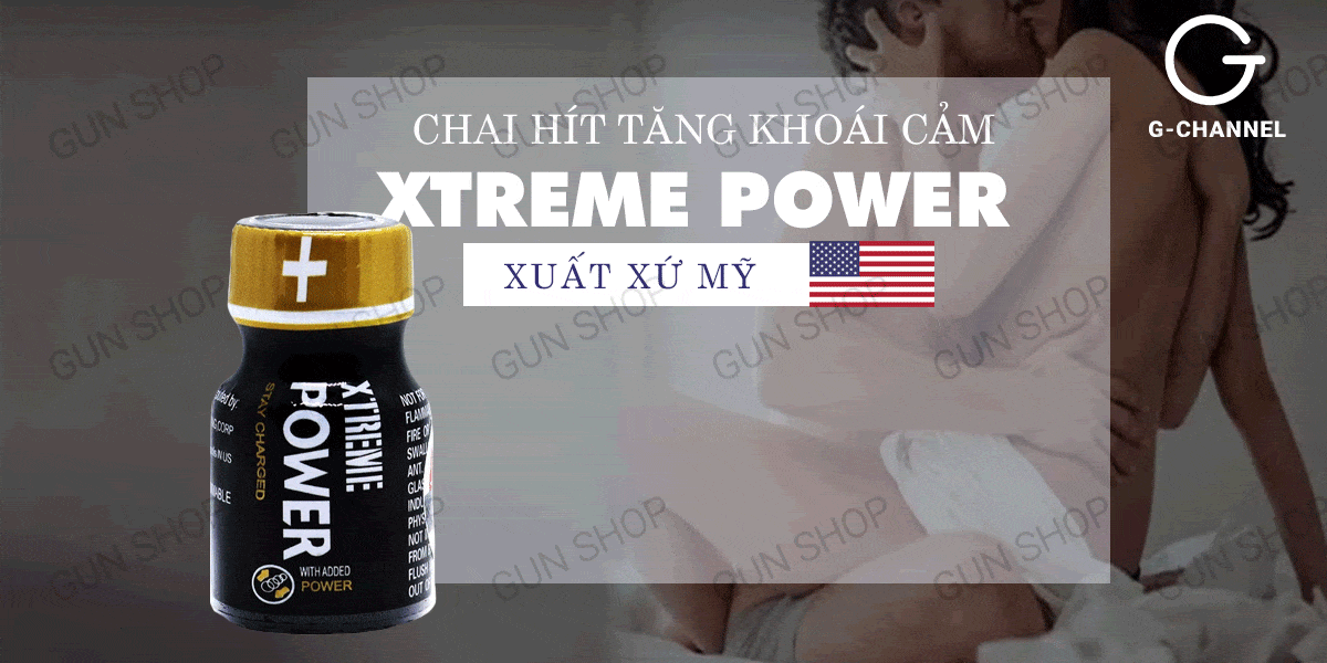 Popper Xtreme Power 10ml Mỹ chính hãng tăng cực khoái an toàn