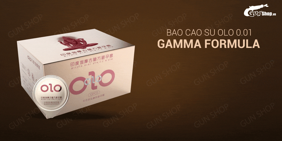 Kho sỉ Bao cao su OLO 0.01 Gamma Formula - Kéo dài thời gian gân gai - Hộp 10 cái  mới nhất