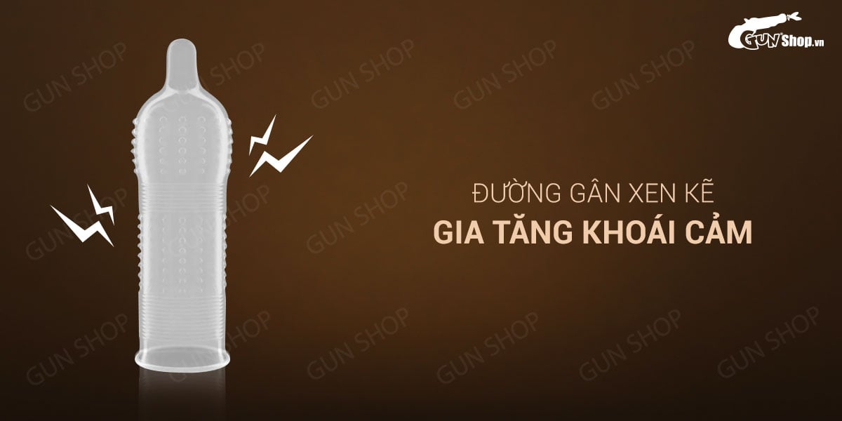 Kho sỉ Bao cao su OLO 0.01 Gamma Formula - Kéo dài thời gian gân gai - Hộp 10 cái  mới nhất