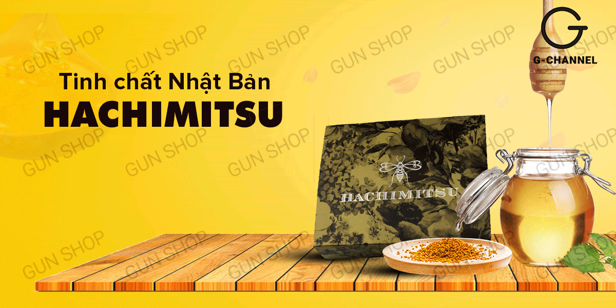 Bỏ sỉ Tinh chất Hachimitsu - Tăng cường sinh lý nam & nữ - 1 gói hàng xách tay