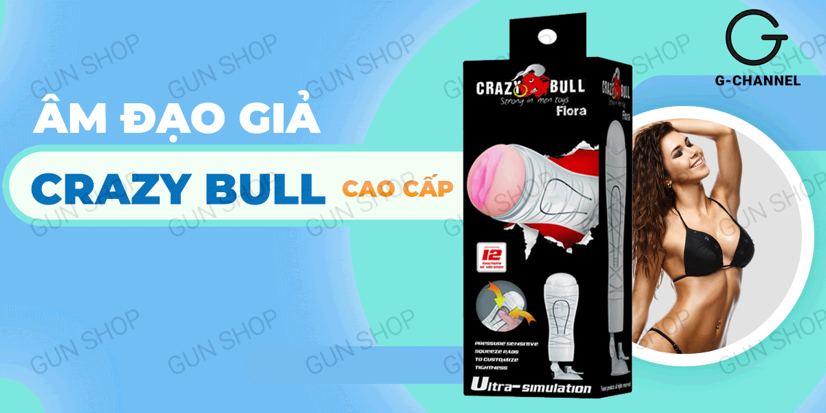 Âm đạo giả dán tường 12 chế độ rung sạc nhanh - Crazy Bull Âm đạo giả dán tường 12 chế độ rung sạc nhanh - Crazy Bull