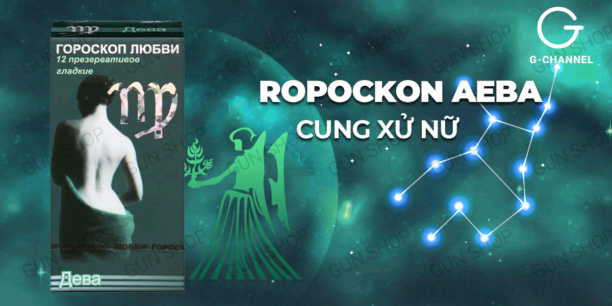 Bao cao su Ropockon Cung Xử Nữ mỏng 0.03mm hương dâu hộp 12 cái cảm giác thật tăng khoái cảm
