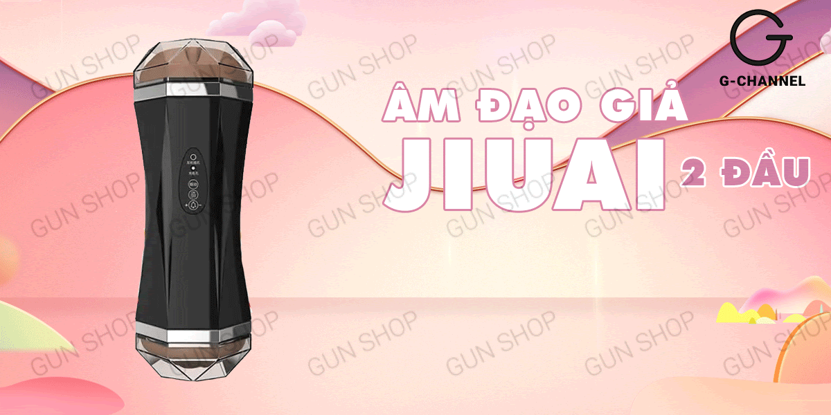 Âm đạo giả 2 đầu sạc điện đa năng rung mạnh giá tốt Jiuai