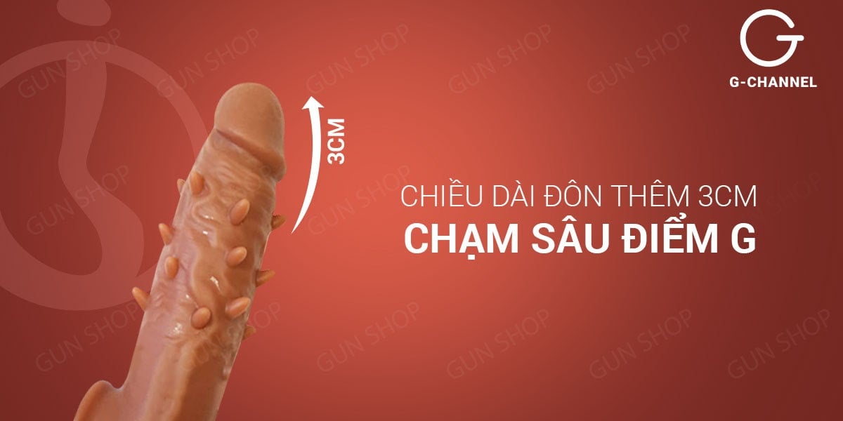 Nhập sỉ Bao cao su đôn dên tăng kích thước Jiuai - Gai nổi  hàng mới về