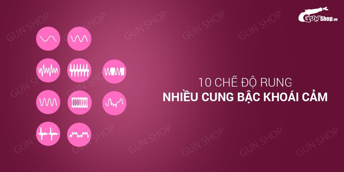 Que Rung Hậu Môn 10 Chế Độ Rung Pin Siêu Đỉnh Lovetoy