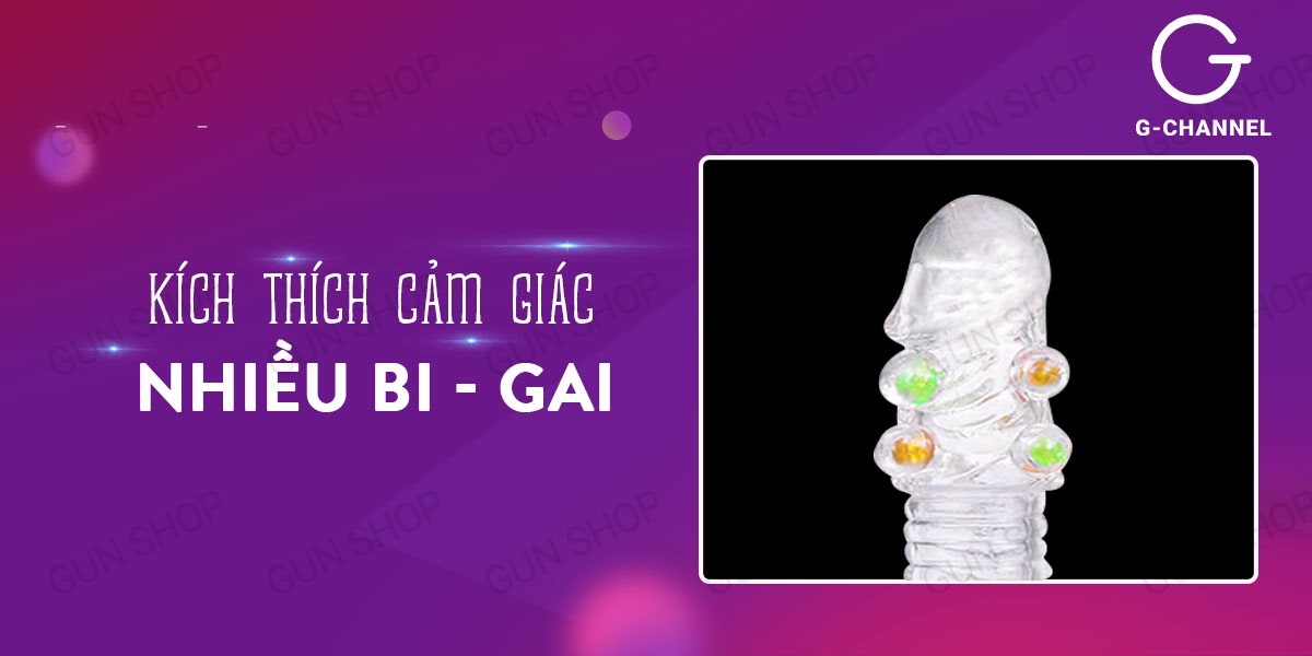 Nhập sỉ Bao cao su đôn dên tăng kích thước Bi - Gai  giá tốt