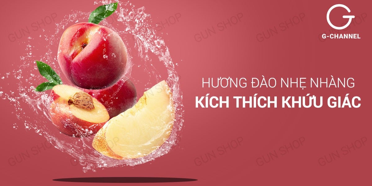 Gel bôi trơn hương đào Silk Touch 100ml mượt mà kích thích khoái cảm