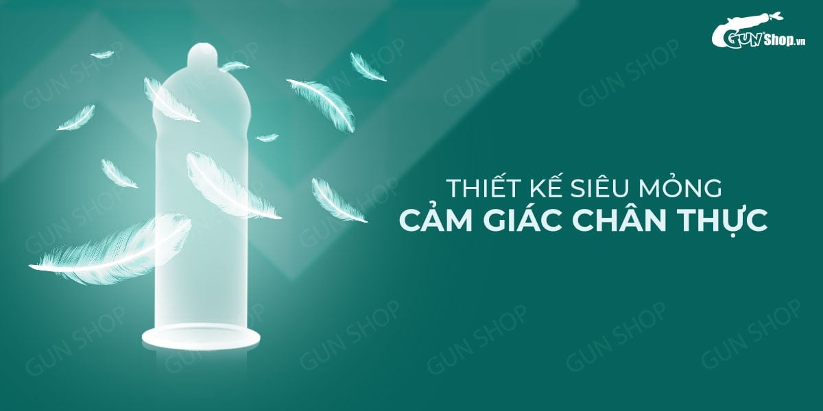 Bộ 2 hộp bao cao su Up To Top siêu mỏng, cảm giác thật, hương thơm nhẹ nhàng