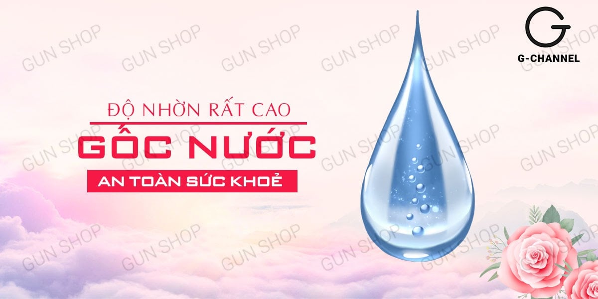Gel bôi trơn hương hoa hồng Cokelife 100ml an toàn thơm ngọt