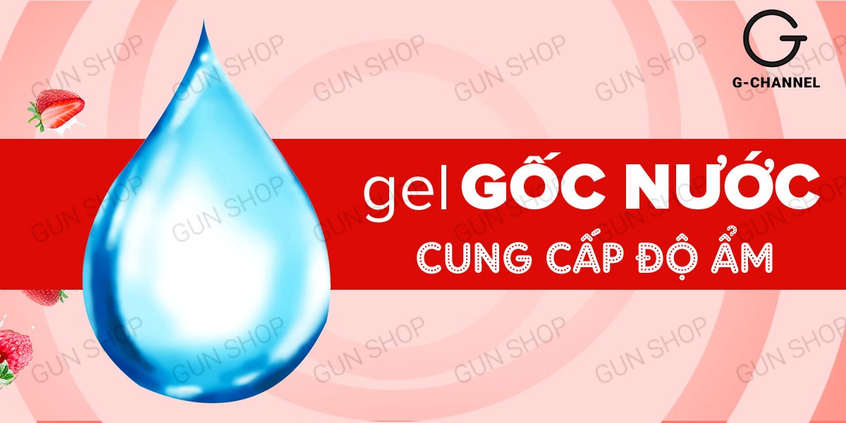 Gel bôi trơn Love Kiss hương dâu 100ml tăng khoái cảm ngọt ngào