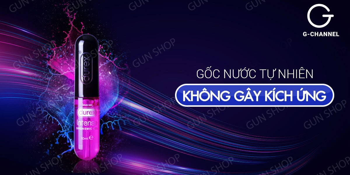 Gel bôi trơn Durex Intense kích thích lên đỉnh nhanh tăng hưng phấn 10ml