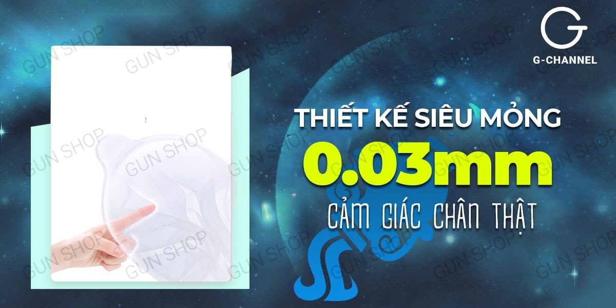 Giá sỉ Bao cao su Ropockon Cung Bảo Bình - Mỏng 0.03mm hương dâu - Hộp 12 cái  có tốt không?