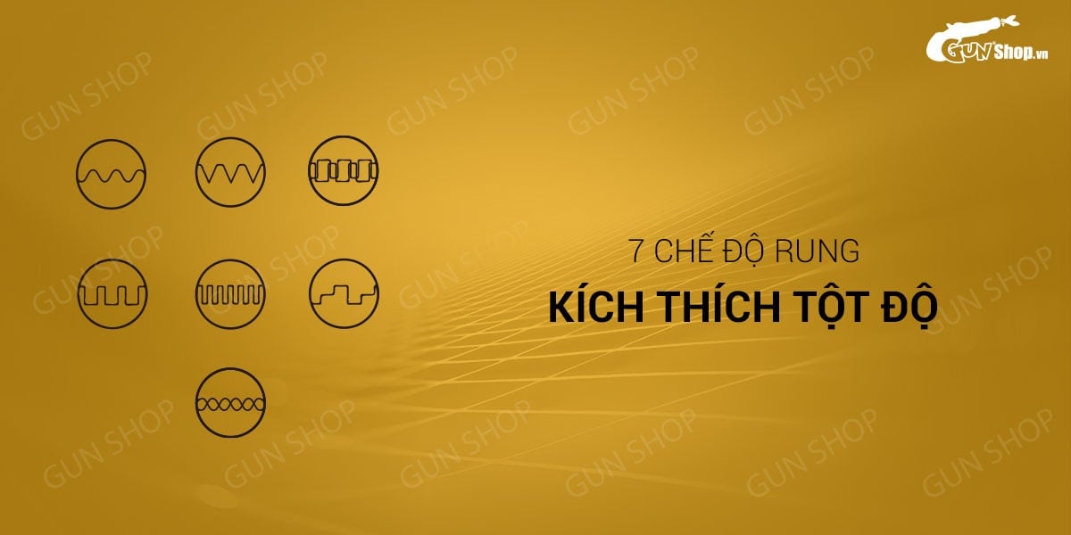 Trứng rung hậu môn 7 chế độ điều khiển từ xa sạc tiện lợi