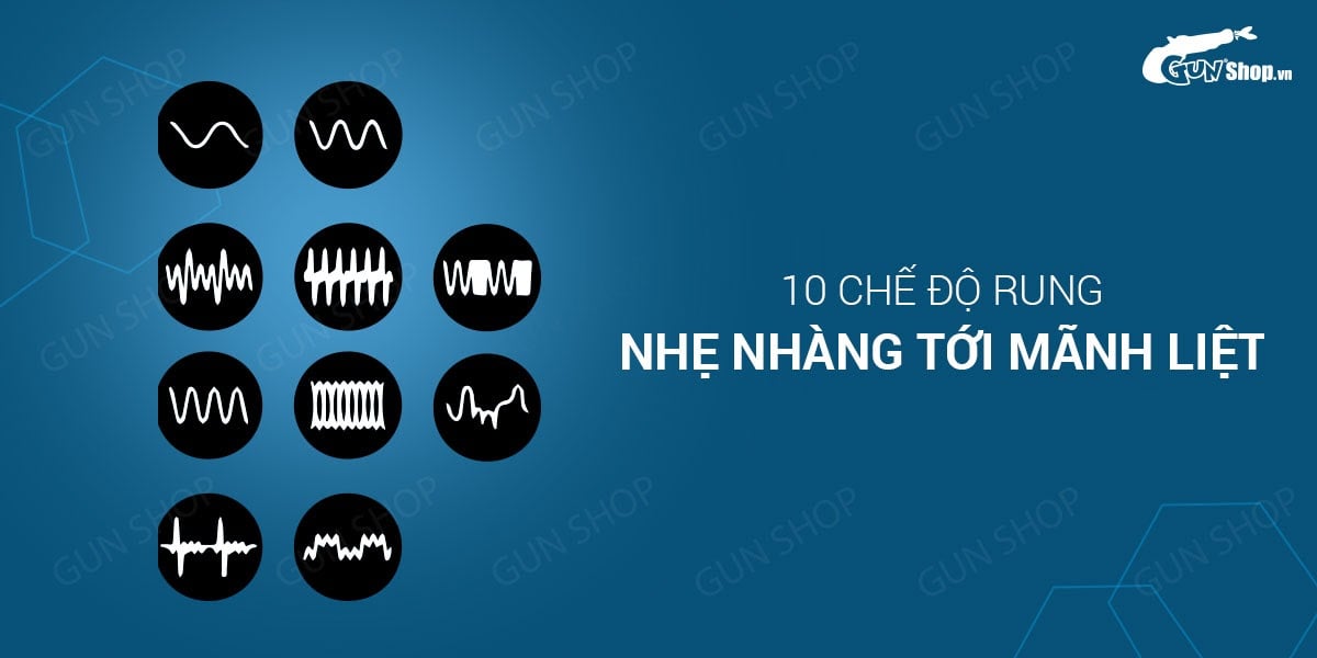 Que rung hậu môn 10 chế độ rung pin dễ chơi kích thích mạnh Lovetoy