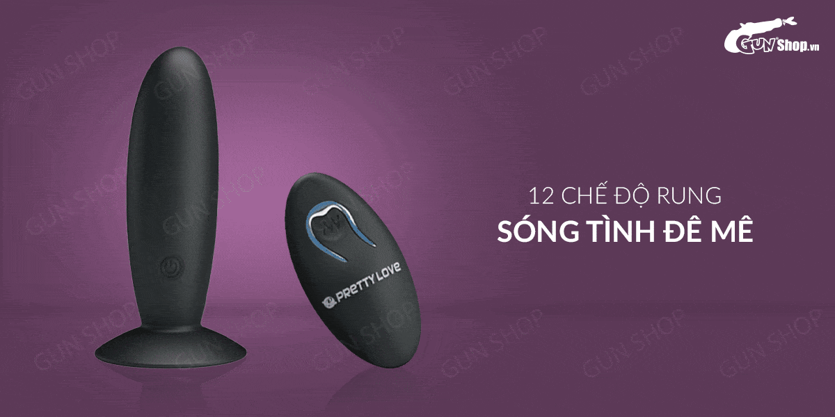 Que rung hậu môn 12 chế độ điều khiển sạc tiện lợi kích thích Que rung hậu môn 12 chế độ điều khiển sạc tiện lợi kích thích