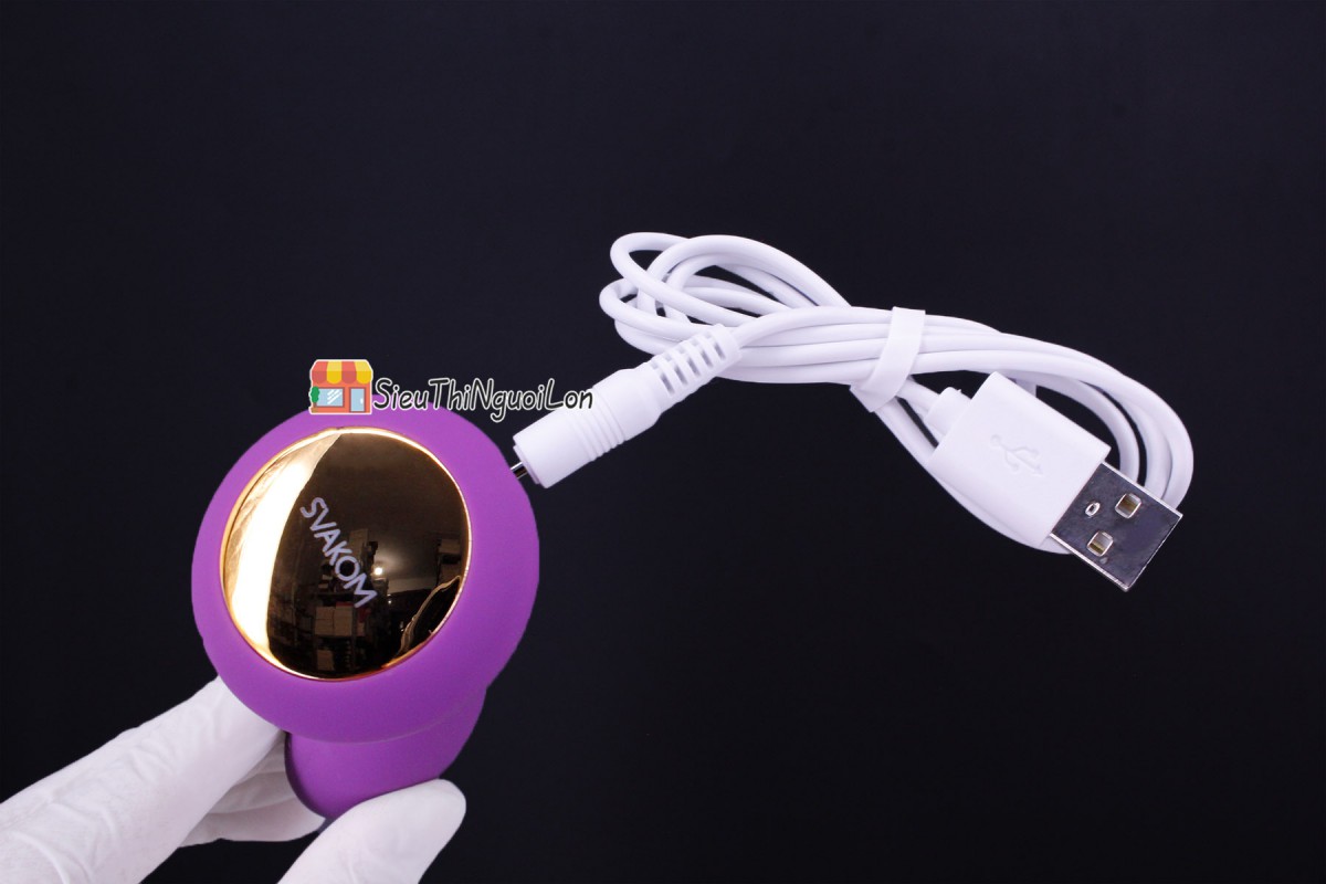 Máy mát xa hậu môn Svakom Julie USA Rung 5 chế độ silicon cao cấp