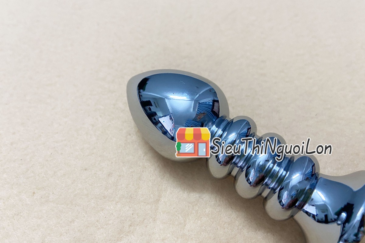 Máy mát xa hậu môn inox đế pha lê sang trọng kích thích sâu