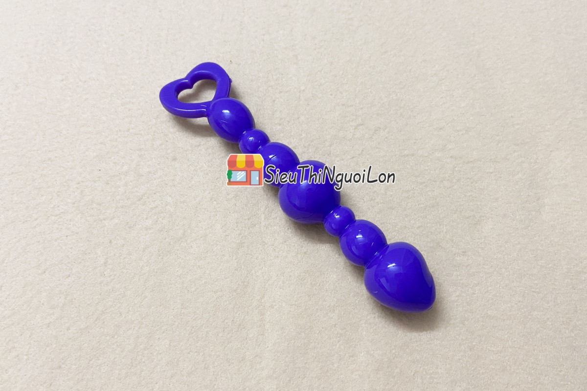 Dụng cụ hậu môn silicon trái tim massage kích thích mềm mại