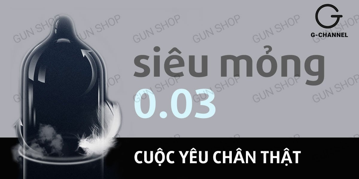 Bao cao su Kimono Xám siêu mỏng 0.03mm hộp 12c đảm bảo an toàn