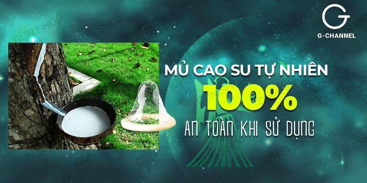 Bao cao su Ropockon Cung Xử Nữ mỏng 0.03mm hương dâu hộp 12 cái cảm giác thật tăng khoái cảm