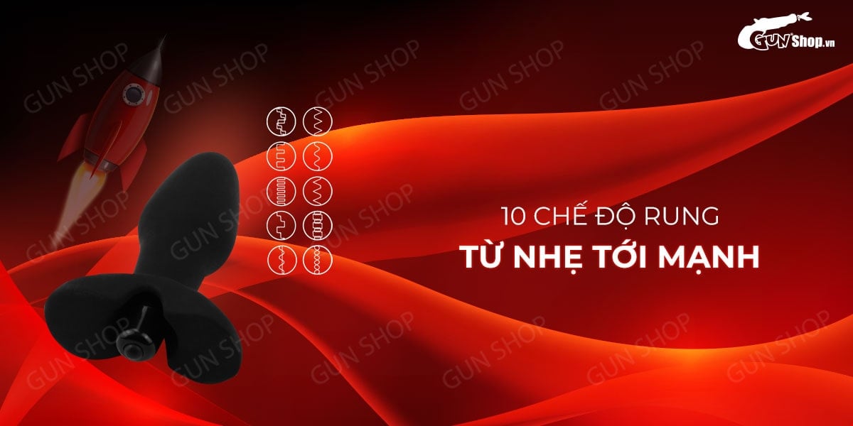 Que rung hậu môn 10 chế độ pin siêu phê Lovetoy Rocket Teaser
