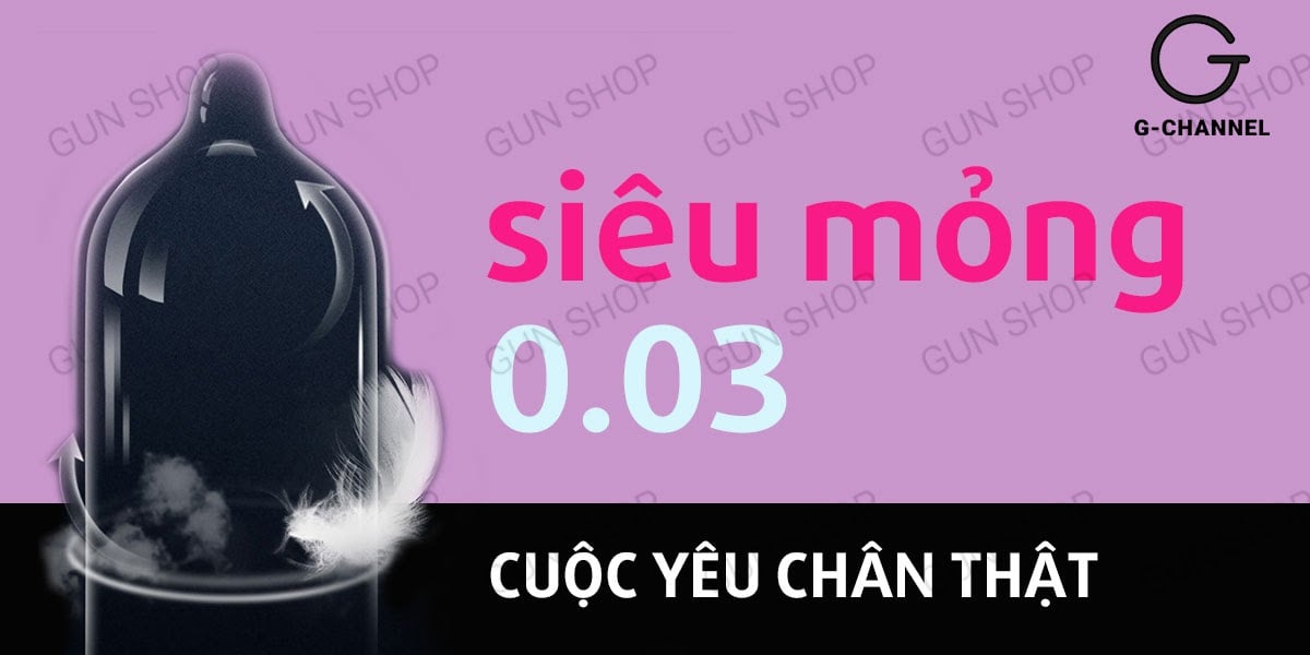 Bao cao su Kimono Hồng siêu mỏng 0.03mm hương anh đào hộp 12 cái chất lượng cao