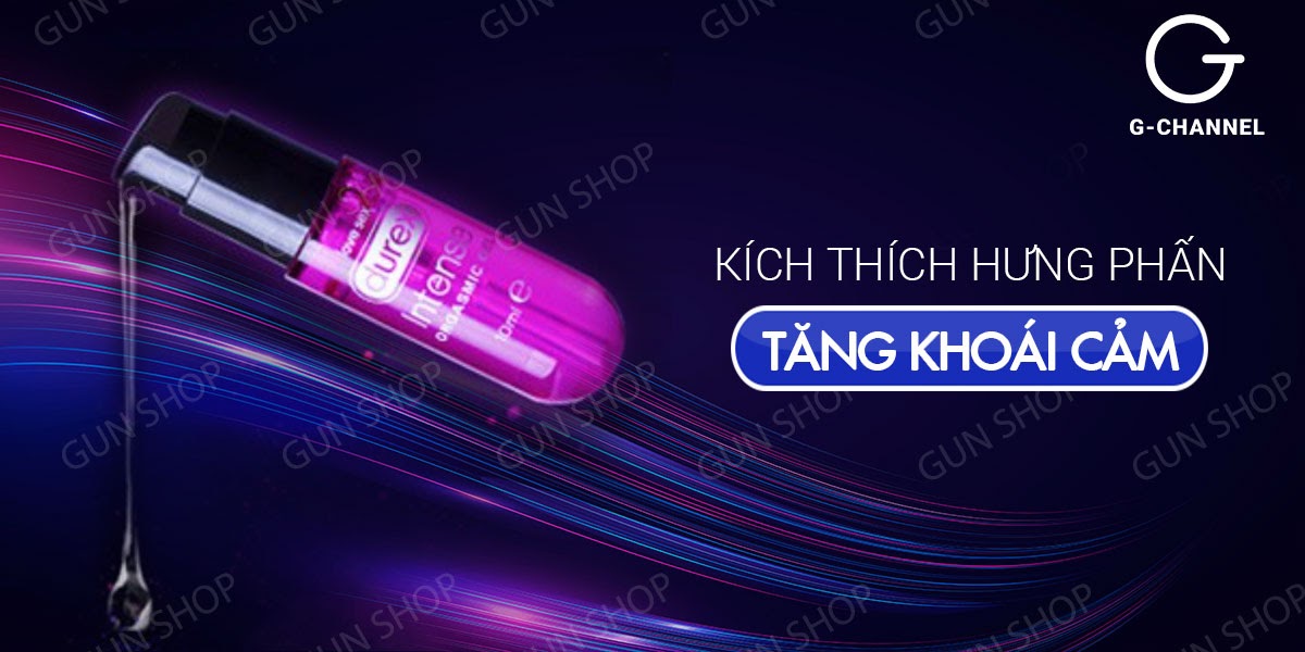 Gel bôi trơn Durex Intense kích thích lên đỉnh nhanh tăng hưng phấn 10ml