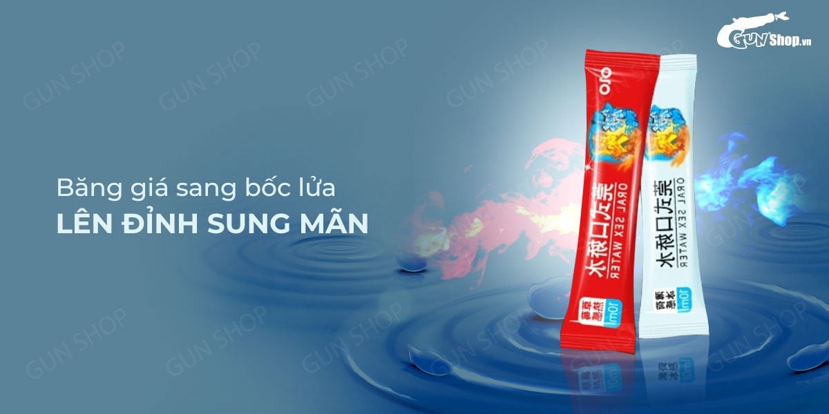 Nước tình yêu BJ OLO Oral Sex Cool Hot Hộp 4 cặp kích thích hưng phấn