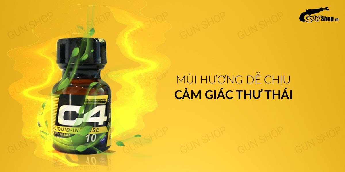 Shop bán Popper C4 Yellow 10ml chính hãng Mỹ USA PWD giá sỉ