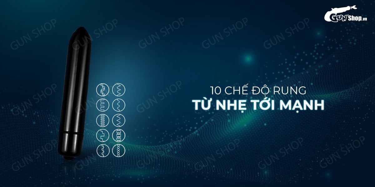 Que rung hậu môn 10 chế độ rung kích thích cực mạnh Lovetoy