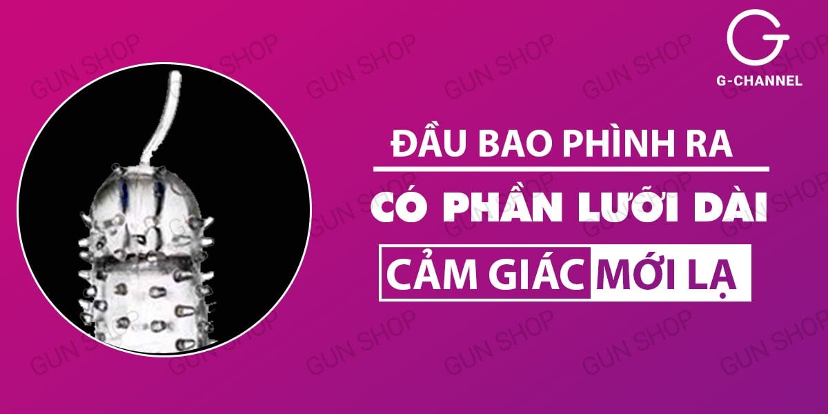 Bao cao su đôn dên Baile siêu gai sâu róm tăng khoái cảm đỉnh cao