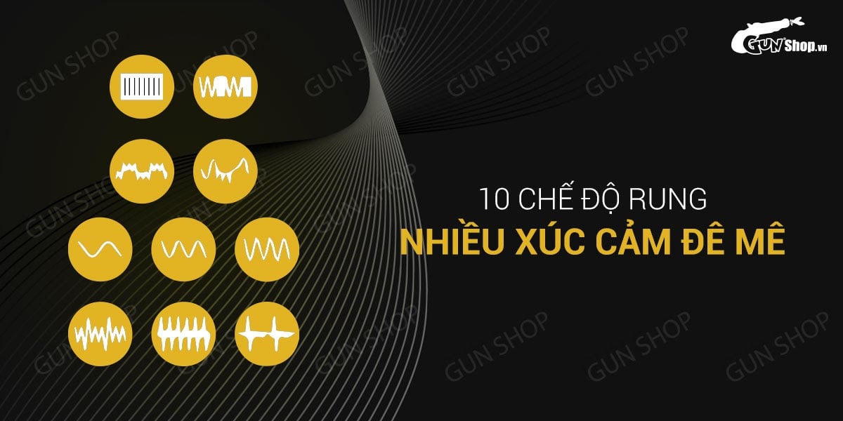 Que rung hậu môn Lovetoy P-Spot Plug 10 chế độ pin siêu phê