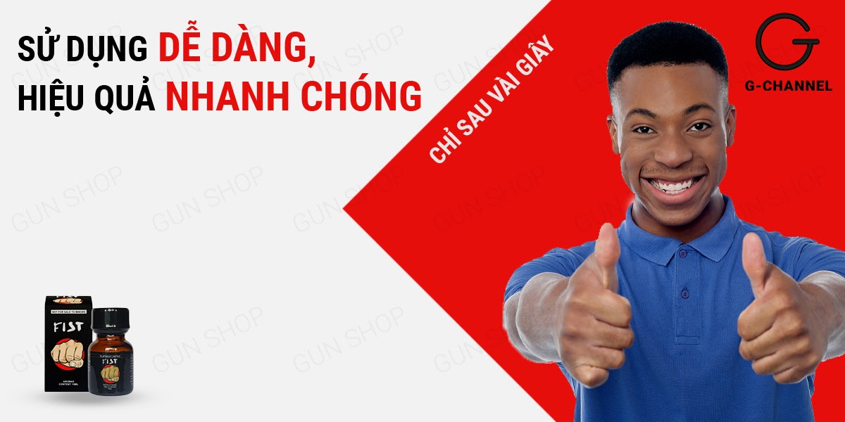 Popper Fist Platinum 10ml Mỹ PWD tăng khoái cảm chất lượng