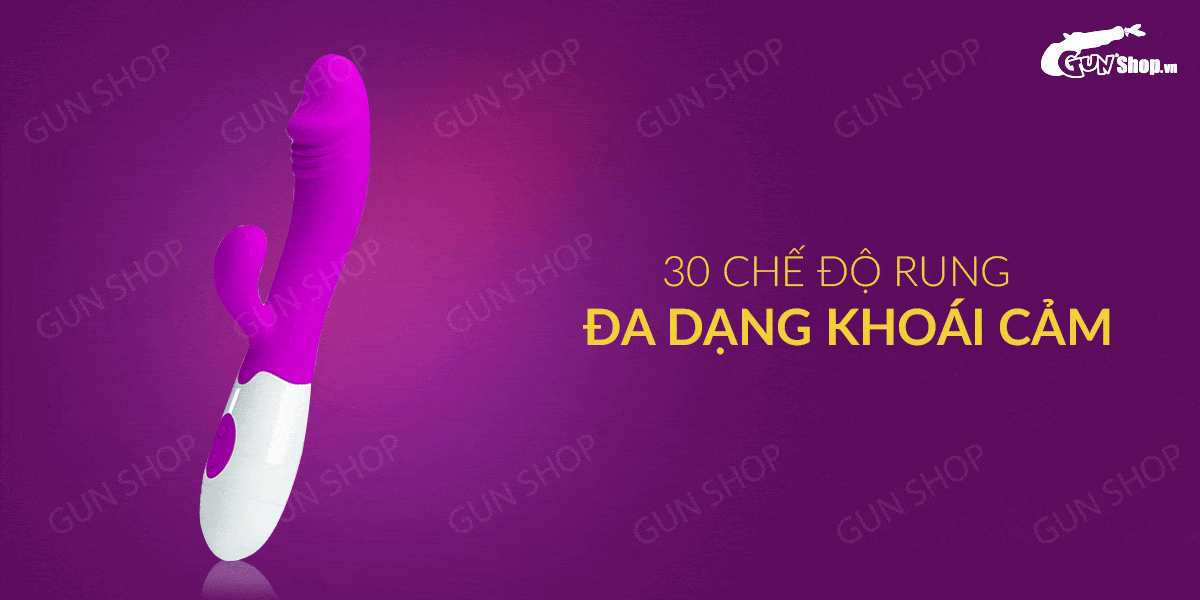 Dương vật giả Pretty Love Snappy 30 chế độ rung siêu kích thích