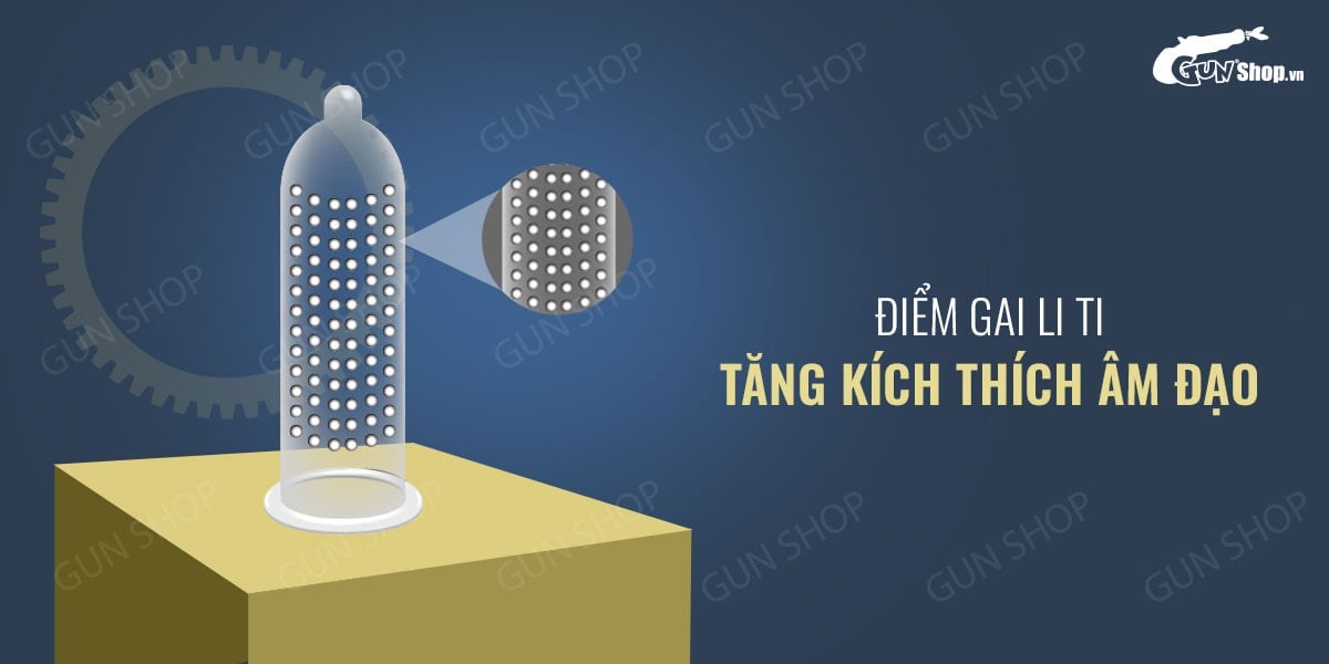 Nhập sỉ Bao cao su OLO 0.01 Ultrathin Zero Feeling - Siêu mỏng gai hương vani - Hộp 10 cái giá rẻ