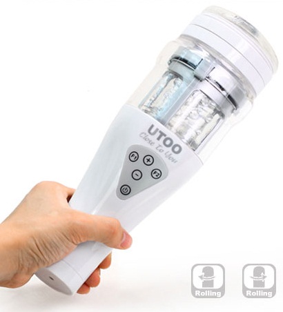 Âm đạo giả Utoo xoay tự động cao cấp đỉnh LED sạc tiện lợi