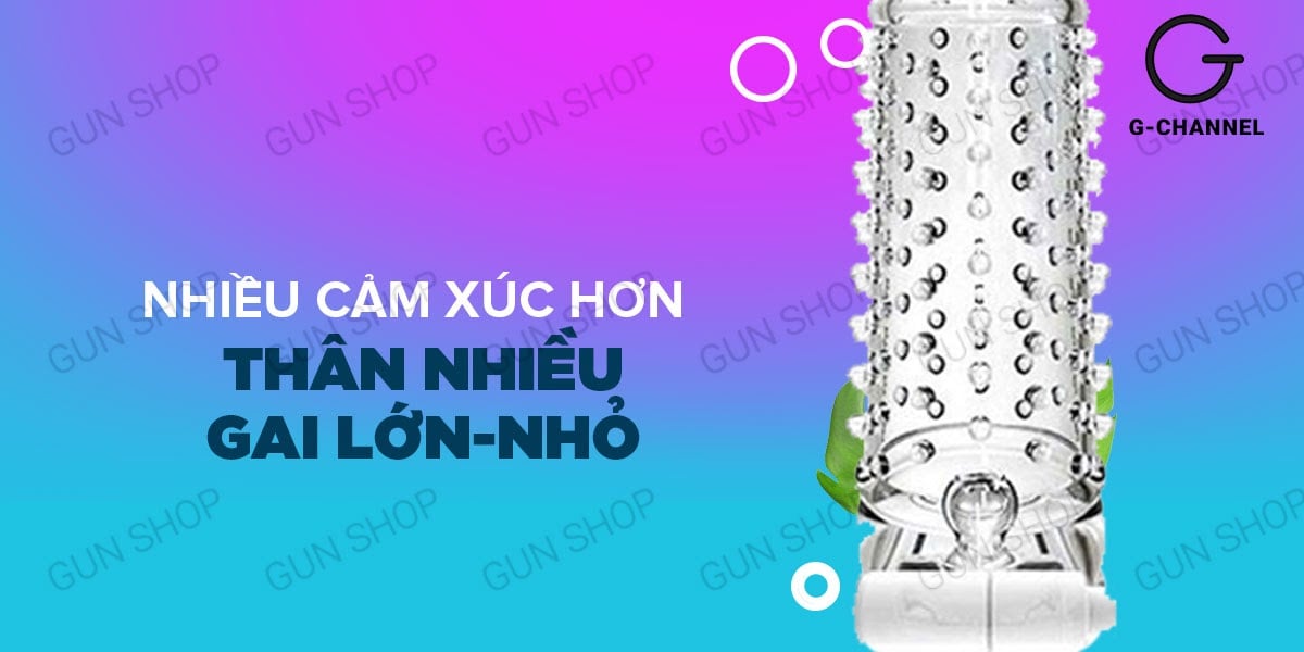 Bao cao su đôn dên tăng kích thước rung Yeain tối ưu hưng phấn