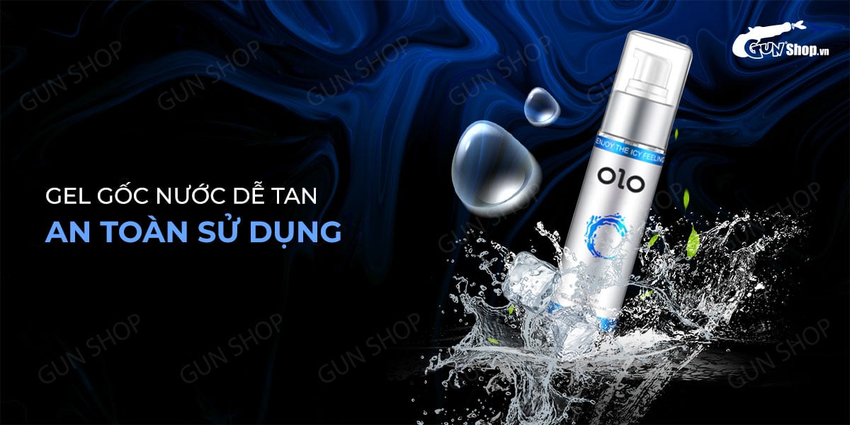 Gel bôi trơn mát lạnh OLO Cooling 60ml tăng khoái cảm nhanh