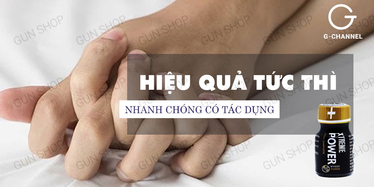 Popper Xtreme Power 10ml Mỹ chính hãng tăng cực khoái an toàn