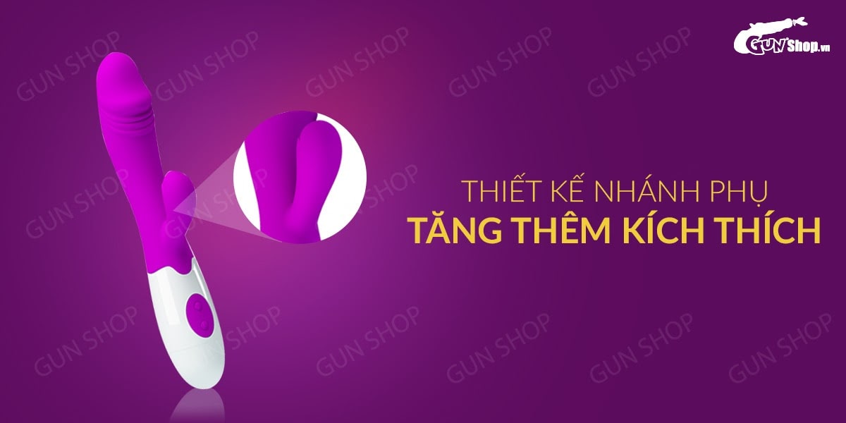 Dương vật giả Pretty Love Snappy 30 chế độ rung siêu kích thích