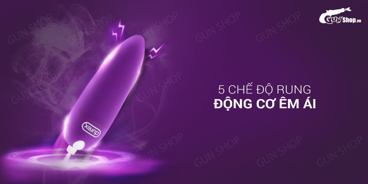 Trứng rung tình yêu Durex S-Viber Bullet 15 không dây cao cấp rung mạnh